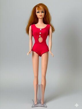 Vintage Talking Stacey Mattel Barbie Doll Red Hair Japan